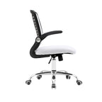 Chaise de bureau mi-haute à dossier en maille avec assise réglable