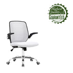 Chaise de bureau mi-haute à dossier en maille avec assise réglable