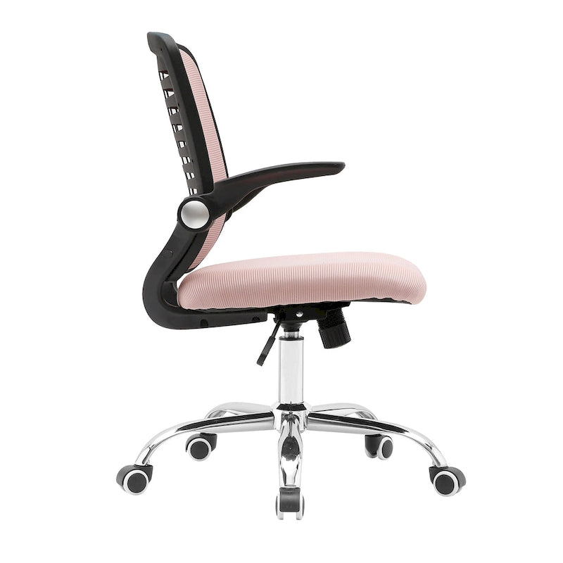 Chaise de bureau mi-haute à dossier en maille avec assise réglable