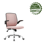 Chaise de bureau mi-haute à dossier en maille avec assise réglable
