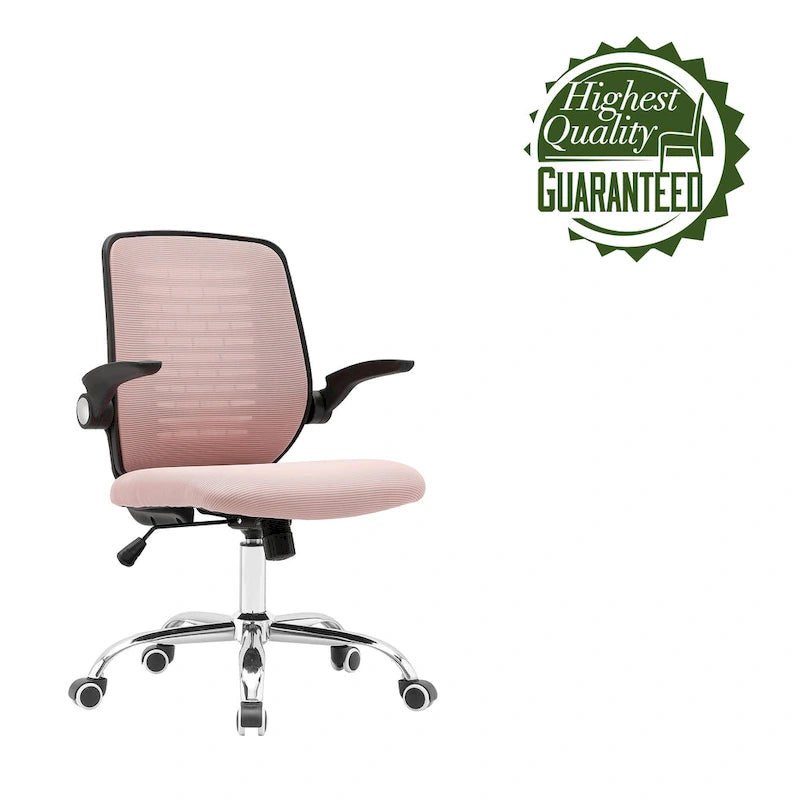 Chaise de bureau mi-haute à dossier en maille avec assise réglable