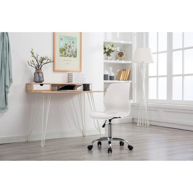 Chaise de bureau réglable avec roulettes