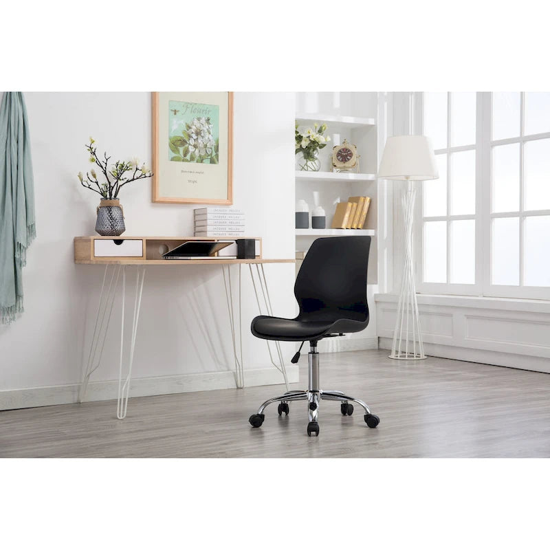 Chaise de bureau réglable avec roulettes