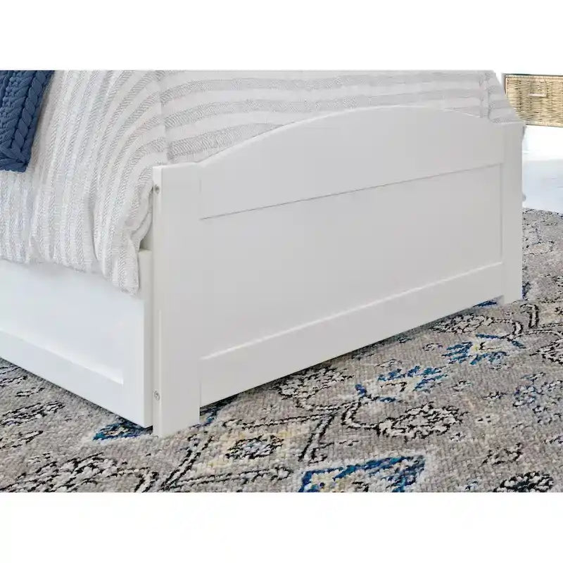 Lit plateforme avec tête et pied de lit et 2 tiroirs de rangement sous le lit