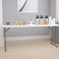 Table de formation rectangulaire pliante en plastique de 6 pieds