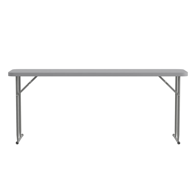 Table de formation rectangulaire pliante en plastique de 6 pieds