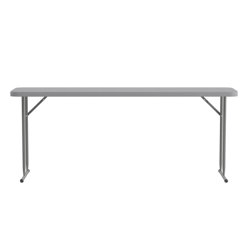 Table de formation rectangulaire pliante en plastique de 6 pieds