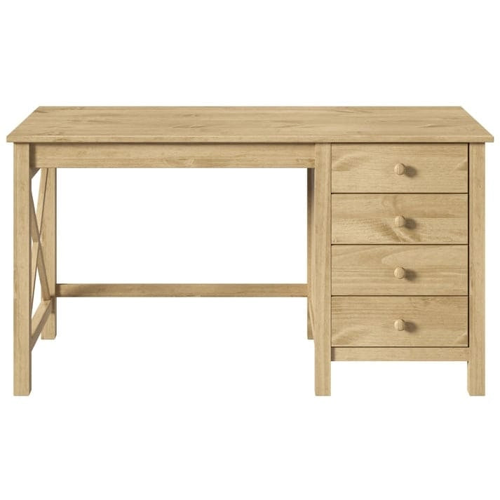 Coiffeuse en pin massif avec tiroirs