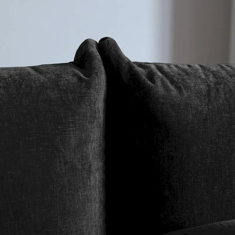Fauteuil rond avec revêtement en chenille et coussin en éponge