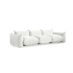 Fauteuil rond avec revêtement en chenille et coussin en éponge