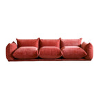 Fauteuil rond avec revêtement en chenille et coussin en éponge