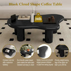 Table basse en forme de nuage de 101,6 cm