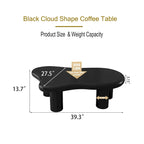 Table basse en forme de nuage de 101,6 cm