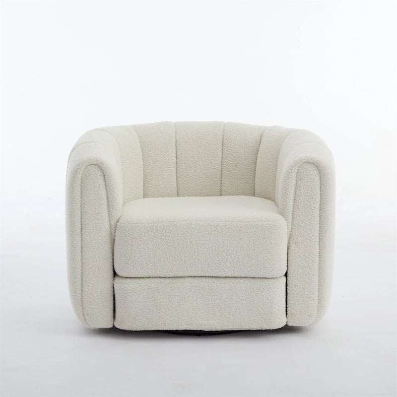Fauteuil pivotant rembourré