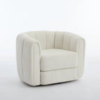 Fauteuil pivotant rembourré