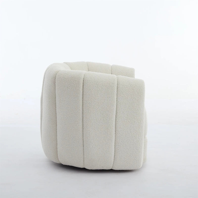 Fauteuil pivotant rembourré