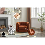Fauteuil pivotant rembourré