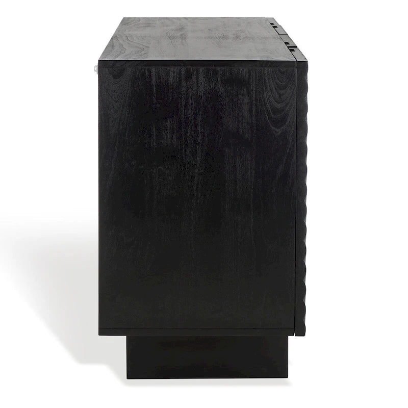 Buffet en bois d'acacia 4 tiroirs Hewitt - 68L x 18P x 30H