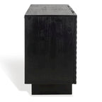 Buffet en bois d'acacia 4 tiroirs Hewitt - 68L x 18P x 30H
