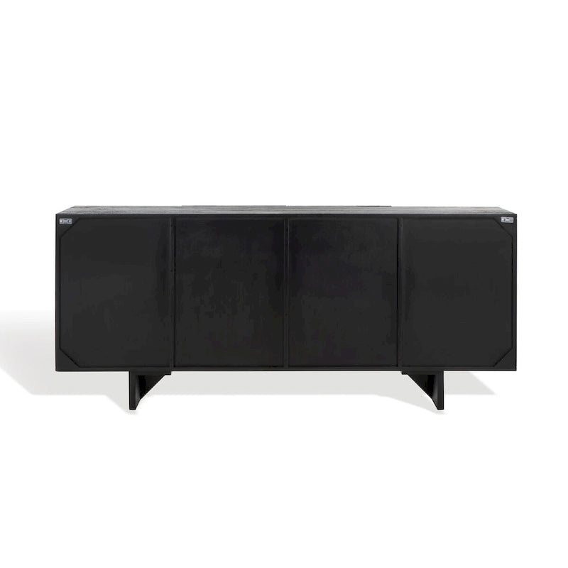 Buffet en bois d'acacia 4 tiroirs Hewitt - 68L x 18P x 30H