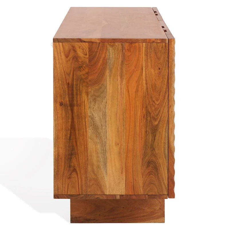 Buffet en bois d'acacia 4 tiroirs Hewitt - 68L x 18P x 30H